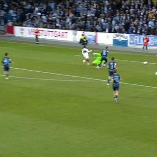 Fußballspieler auf dem Feld