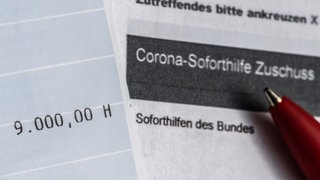 Antrag für eine Coronasoforthilfe über 9 000 Euro