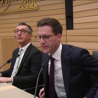 Cem Özdemir und Manuel Hagel