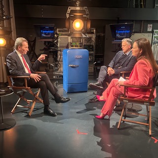 Der frühere BW-MInisterpräsident Günther Oettinger im SWR-Videopodcast "Zur Sache! intensiv".