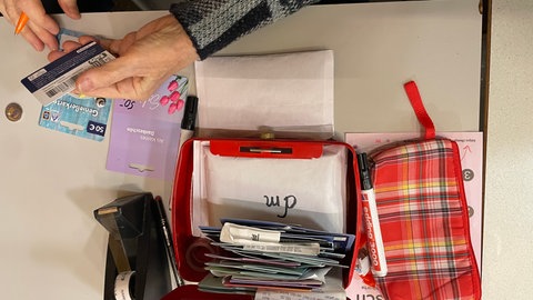 Kasse mit Geld