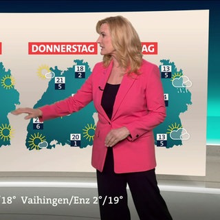 Wetterreporterin Claudia Kleinert