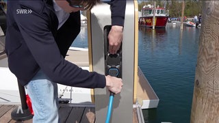 E-Ladesäule für Elektroboote