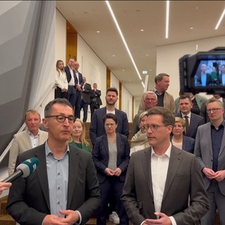 Cem Özdemir und Manuel Hagel