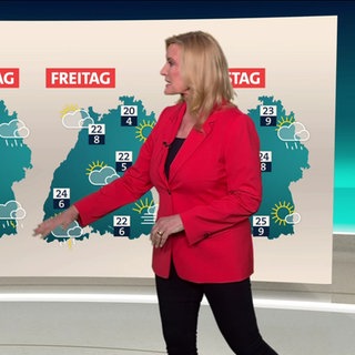 Wetterreporterin Claudia Kleinert