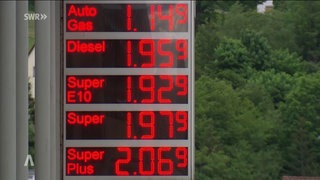 Preise an einer Tankstelle
