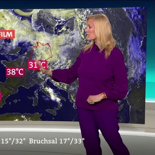 Wettersprecherin Claudia Kleinert