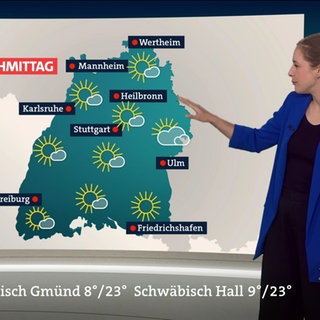 Wetterreporterin Pila Bossmann
