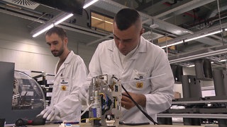 Beim Autozulieferer Marquardt in Rietheim-Weilheim werden die Siebträger mit Siebträger-Technik gefertigt.