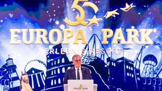 Mit einer großen Promigala feierte der Europa-Park in Rust sein 50-jähriges Jubiläum.