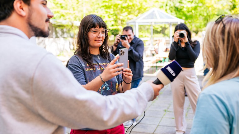 Newscamp im SWR Studio Freiburg