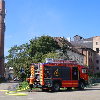 Feuer in der früheren "Rubin-Mühle" in Gengenbach