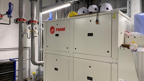 Sechs Wärmepumpen heizen die künftige Dreiland-Klinik in Lörrach.