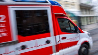 Ein Rettungsfahrzeug 