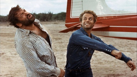 Terence Hill in einer Prügelei