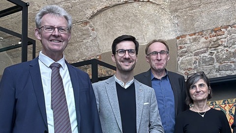 EBM Ulrich von Kirchbach, OB Martin Horn, BBM Martin Haag und Projektleiterin Michaela Hetzel