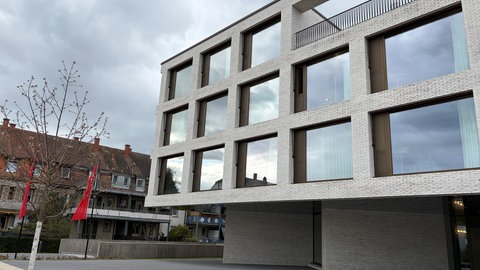 Der Hauptsitz der Sparkasse Markgräflerland in Weil am Rhein.