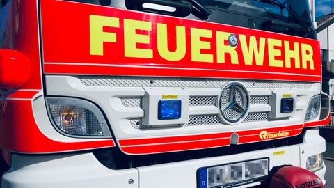 Feuerwehr im Einsatz. Wohnhausbrand