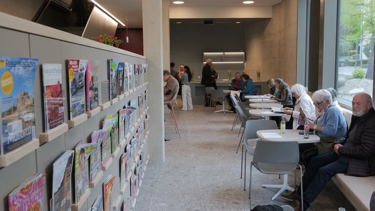 Das FaustForum und die dazugehörige Mediathek bei der Eröffnungsfeier.