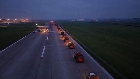 Die Landebahn am EuroAirport