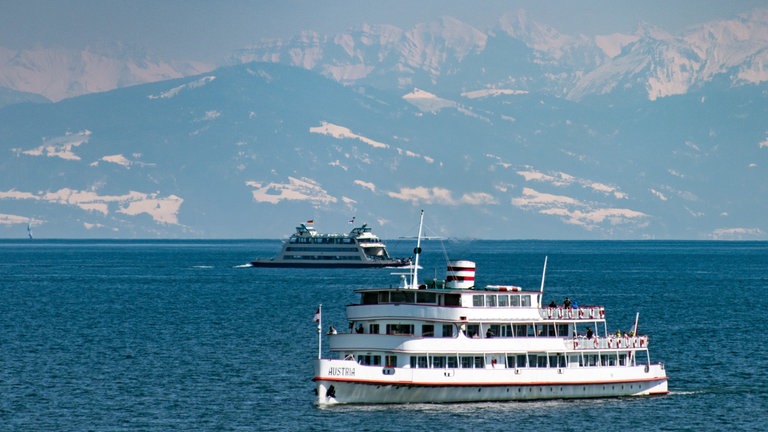 Fahrgastschiffe auf dem Bodensee