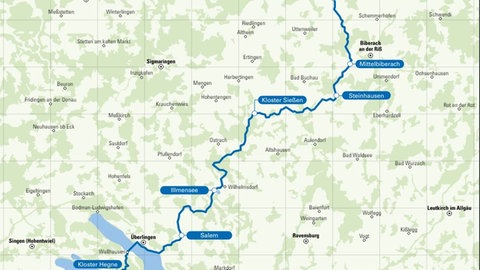 Pilgern auf dem Ulrikaweg durch Oberschwaben.