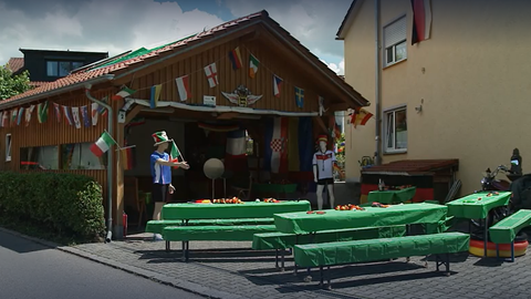 Privates Public Viewing in Friedrichshafen