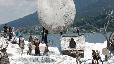 Probenbeginn für "Der Freischütz" auf der Seebühne in Bregenz 