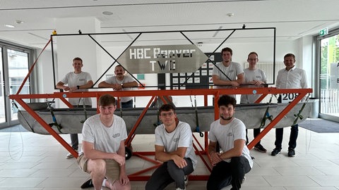 Das Betonkanu-Team der Hochschule Biberach
