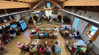 Bettina Gräfin Bernadotte, Chefin der Blumeninsel Mainau, zu Gast beim Talk im Grünen.