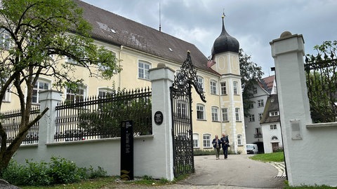 Das Schloss Isny von außen. 