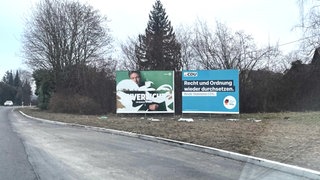 Über 100 Wahlplakate der Partei Grüne in Ravensburg beschädigt