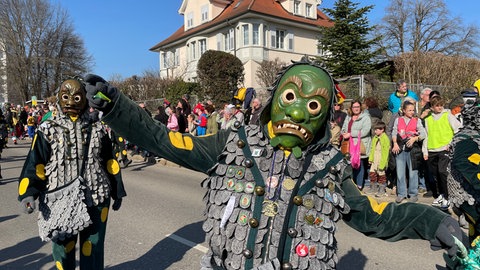 Hästräger beim Narrensprung in Tettnang