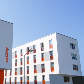 Ein Wohnheim des "Seezeit Studierendenwerks Bodensee" in Konstanz