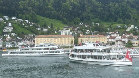 52. Internationale Flottensternfahrt vor Bregenz.