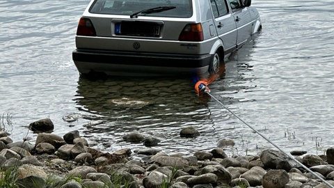 Eine 89-jährige Frau hat ihr Auto aus Versehen in den Bodensee gefahren.