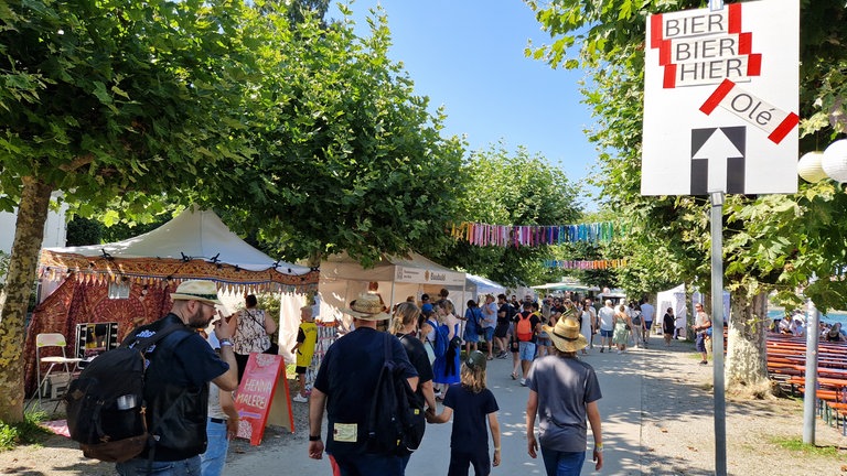 Der Weg zu den Kaltgetränken...auch ohne Alkohol.