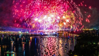 Nach dem Feuerwerk beim diesjährigen Seenachtfest in Konstanz beklagten sich Besucher über Probleme am Bahnhof.