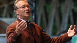 Ernst Hutter, Leiter der Egerländer Musikanten.