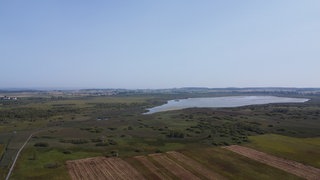 Der Federsee bei Bad Buchau von oben. Hier könnte das Biosphärengebiet Allgäu-Oberschwaben liegen.