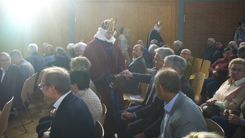 Beim Kreisbauerntag in Laiz bei Sigmaringen tauschten sich viele Landwirte aus.
