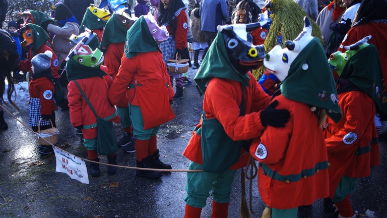 Narrensprung in Bodnegg im Kreis Ravensburg