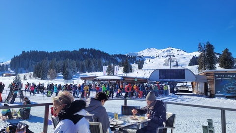 Blick auf den Prodkamm am Flumserberg. Hier ist am Sonntag - abseits der Piste - eine Lawine abgegangen. (Archivbild)