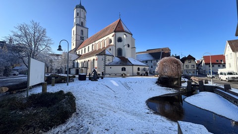 Sogenannter Industrieschnee hat sich in der Region Bodensee-Oberschwaben gebildet.