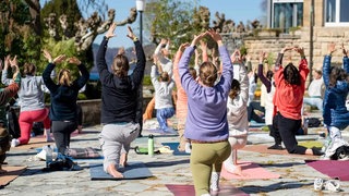 Beim Yogafestival in Überlingen werden 300 Teilnehmende erwartet.