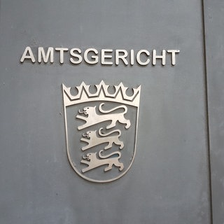 Schild des Amtsgerichts Konstanz (Archivbild)