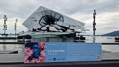 "La traviata" bei den Bregenzer Festspielen 2026 auf der Seebühne.