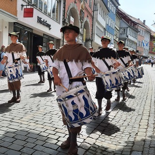 Dürfen beim Ravensburger Rutenfest nicht fehlen: die Trommlergruppen der Schulen.