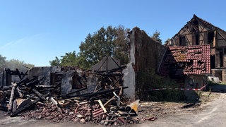 Ruine von Gebäude in Ottershofen