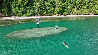 Der Teufelstisch im Bodensee am 6. August 2026.